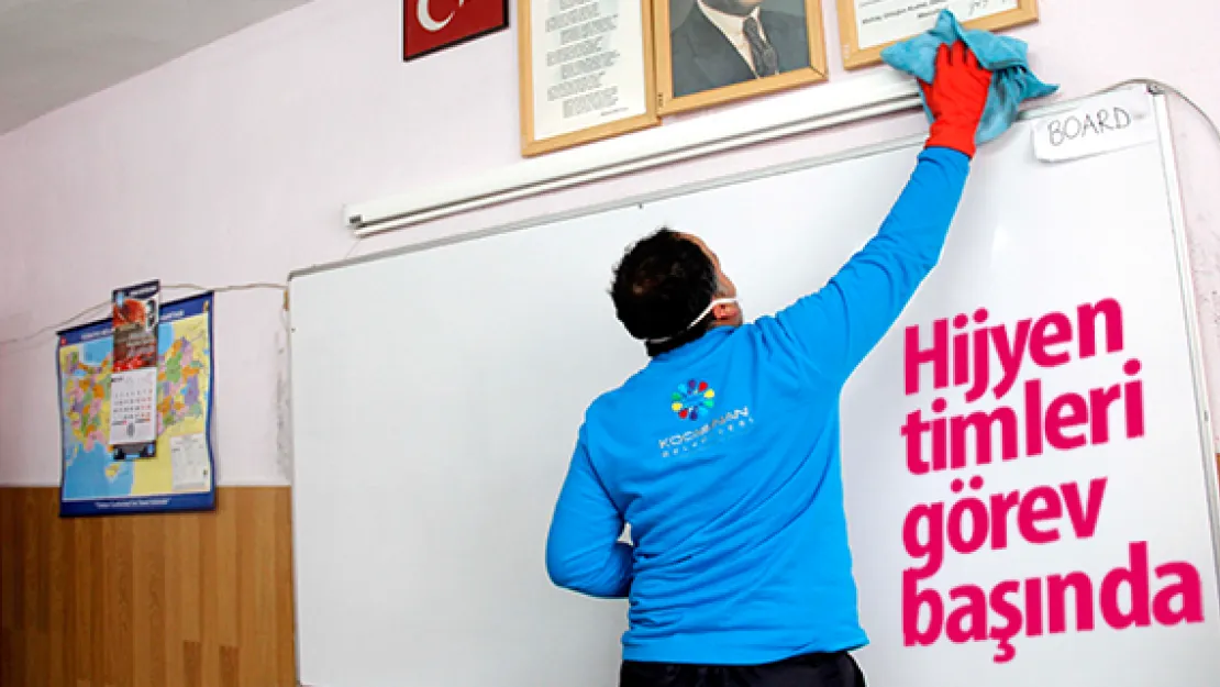 Hijyen timleri görev başında