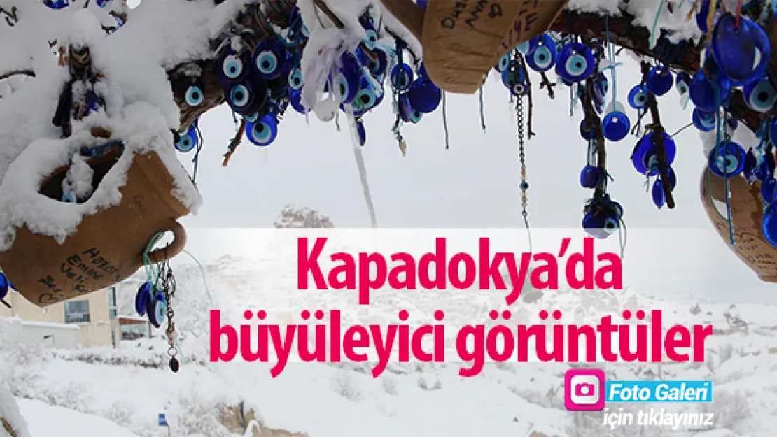 Kapadokya'da büyüleyici görüntüler