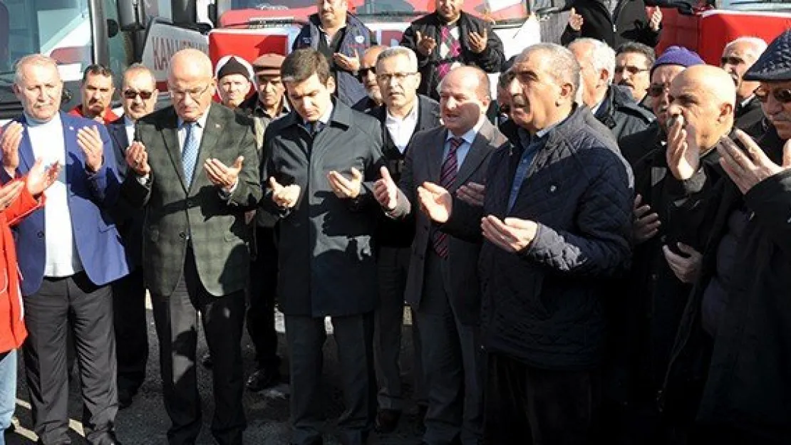 Ürgüp'ten Haleplilere iki tır yardım