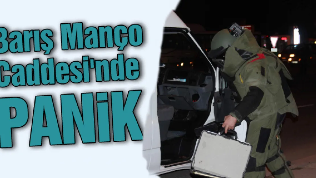 Barış Manço Caddesi'nde panik