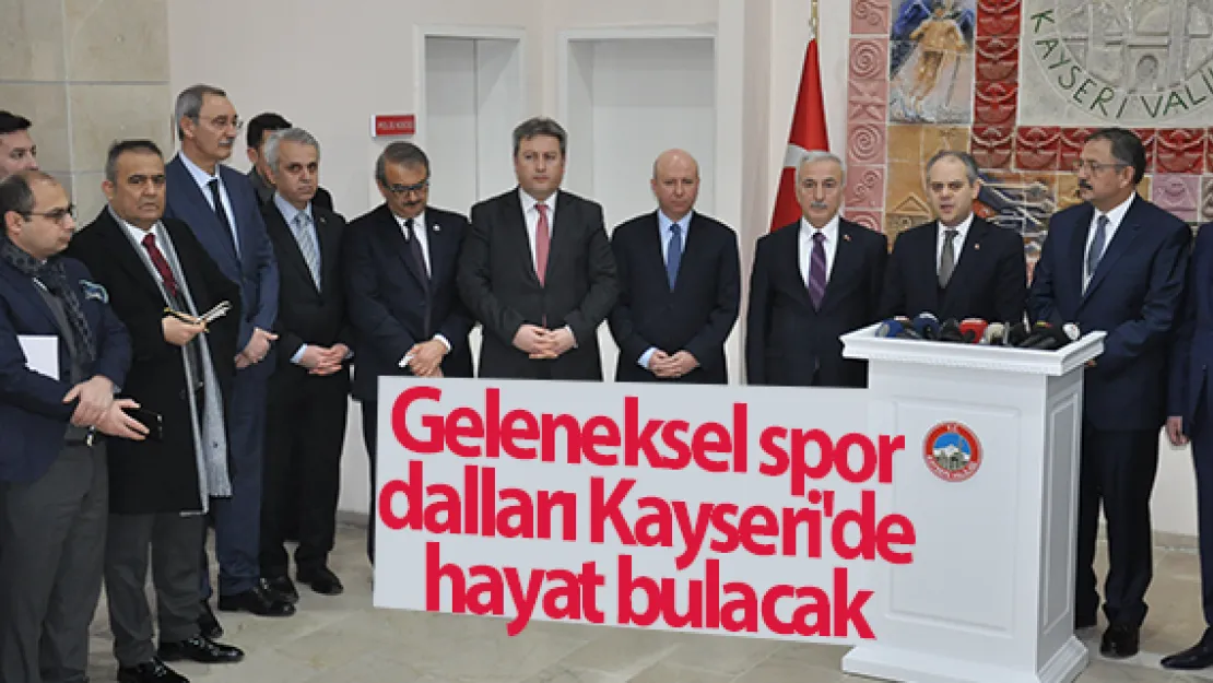 Geleneksel spor dalları Kayseri'de hayat bulacak