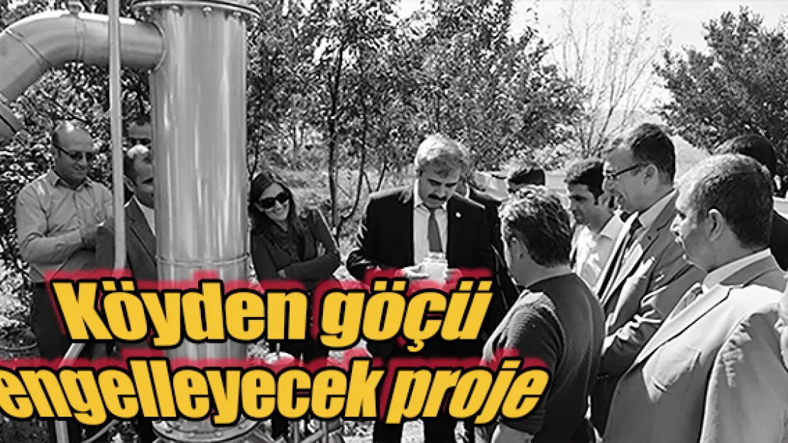 Köyden göçü engelleyecek proje