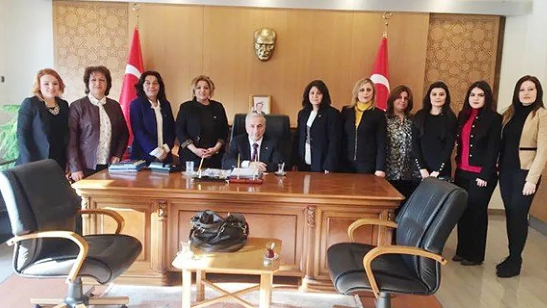 MHP'Lİ kadınlardan Vali Kamçı'ya ziyaret