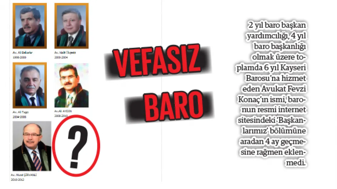 Vefasız Baro