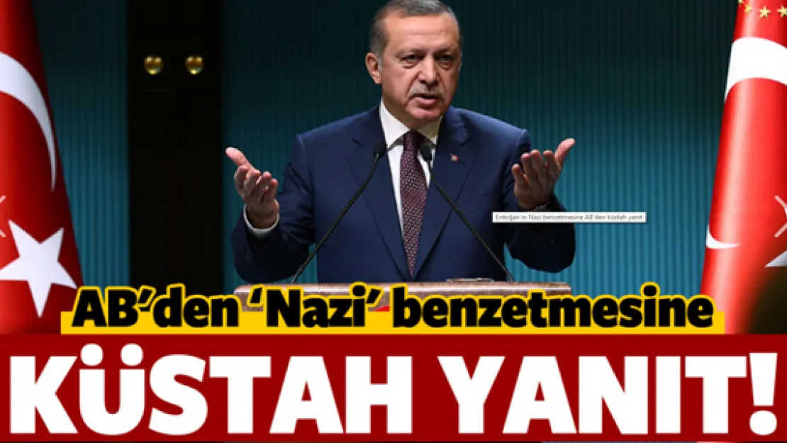 AB'den küstah yanıt