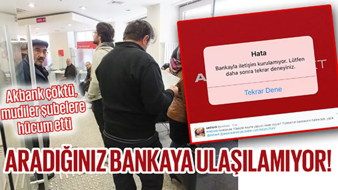 ARADIĞINIZ BANKAYA ULAŞILAMIYOR!