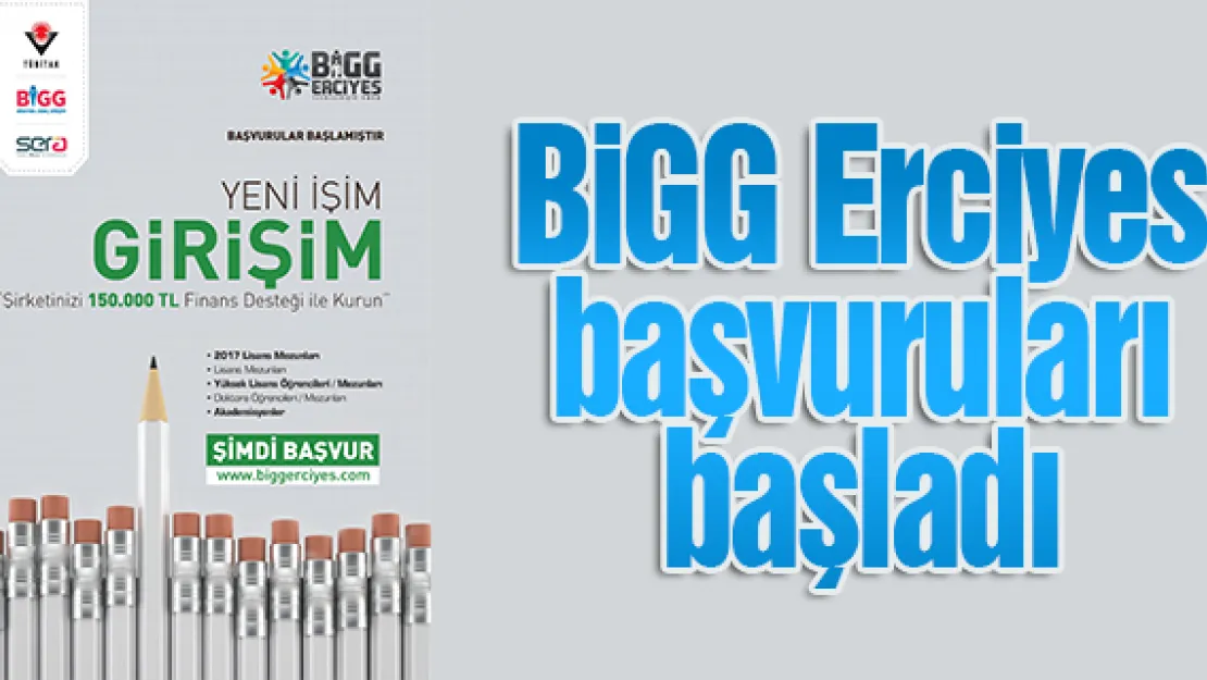 BİGG Erciyes başvuruları başladı