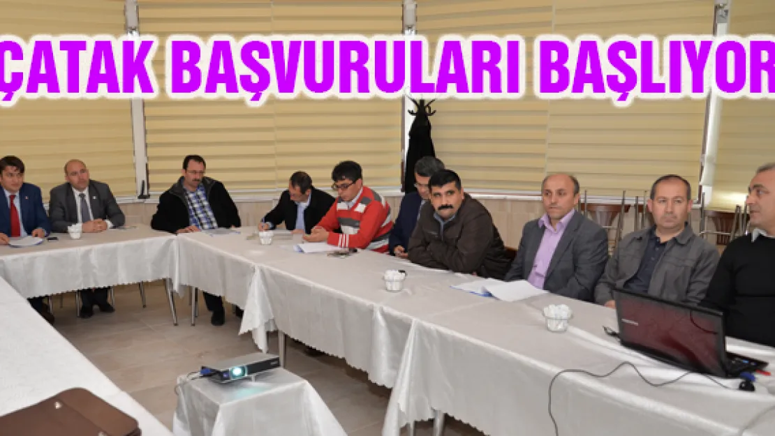 ÇATAK başvuruları başlıyor