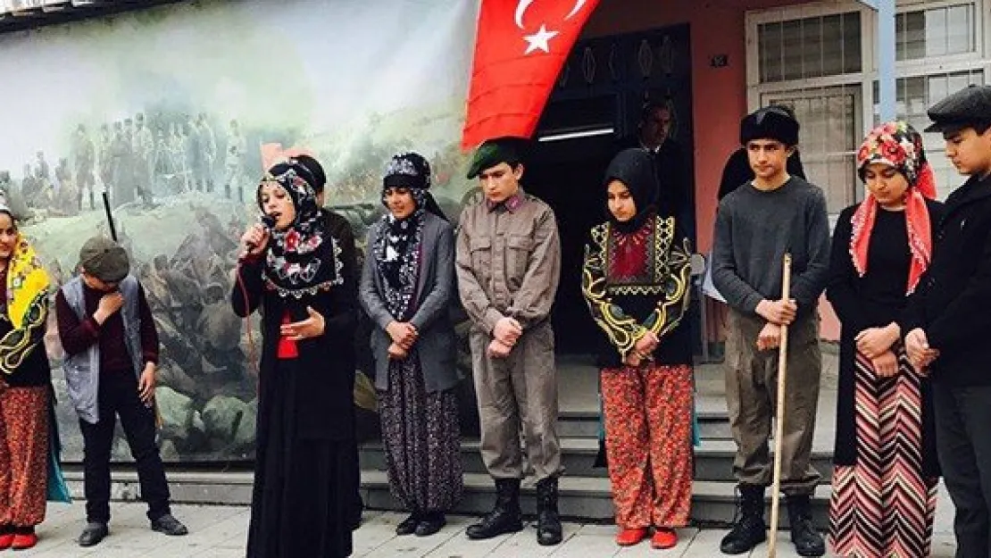Epçe Ortaokulunda Çanakkale şehitleri anma töreni yapıldı