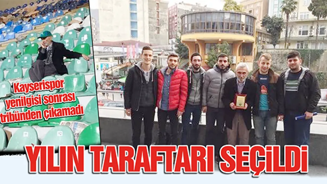 Hüzünlü taraftarı sevindiren plaket