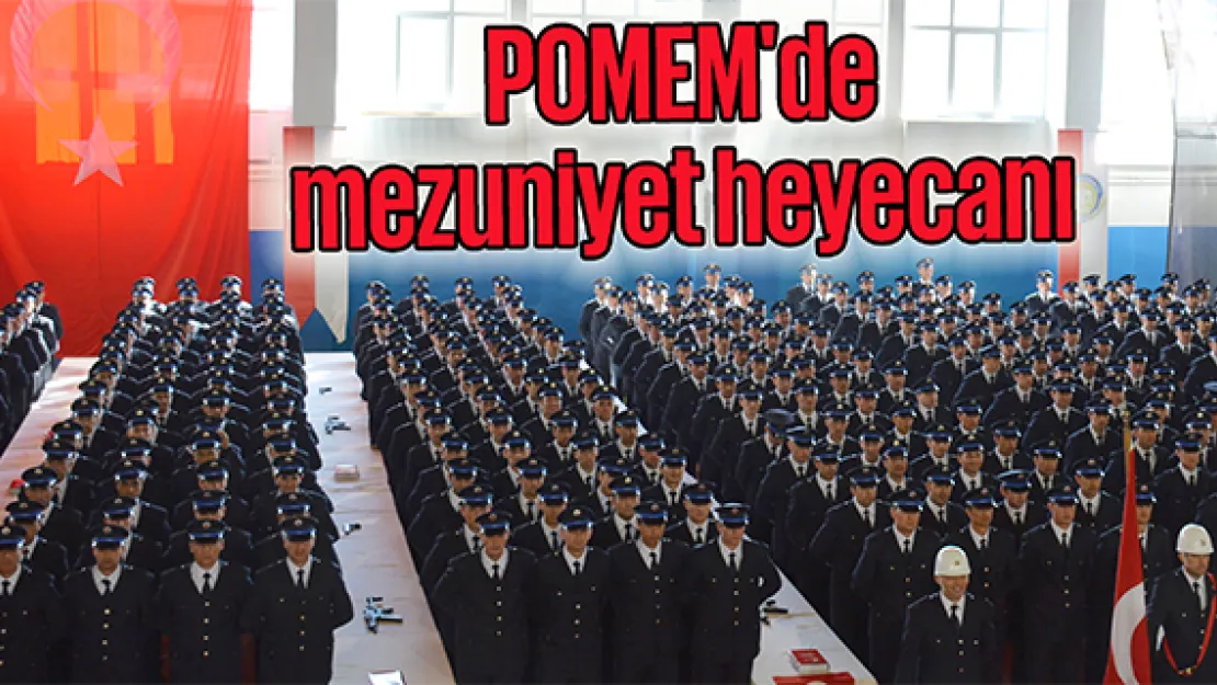 Kayseri POMEM'de mezuniyet heyecanı