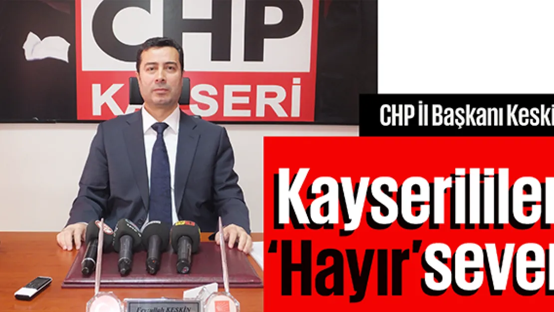 Kayserililer 'Hayır'sever