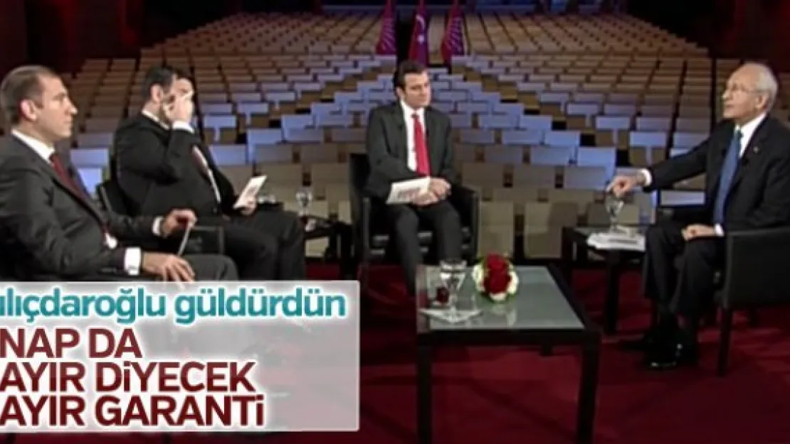 Kılıçdaroğlu ANAP'ın Hayır demesine güveniyor