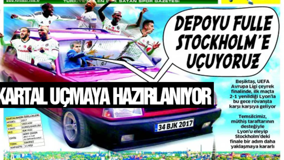 &quotDepoyu fulle Stockholm'e uçuyoruz"