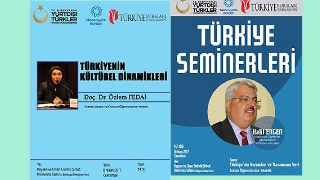 Ergen uluslararası öğrencilere konferans verecek