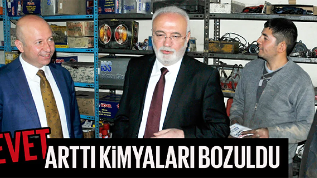 EVET ARTTI KİMYALARI BOZULDU