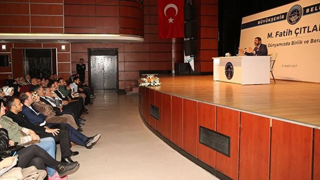 Fatih Çıtlak'tan birlik-beraberlik söyleşisi