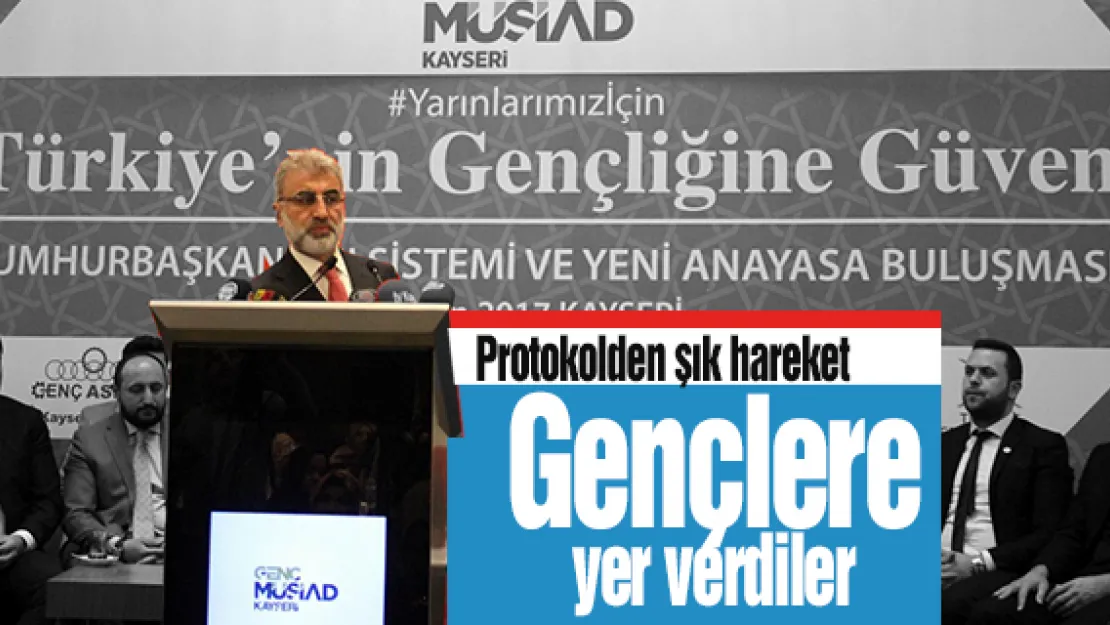 Gençlere yer verdiler!