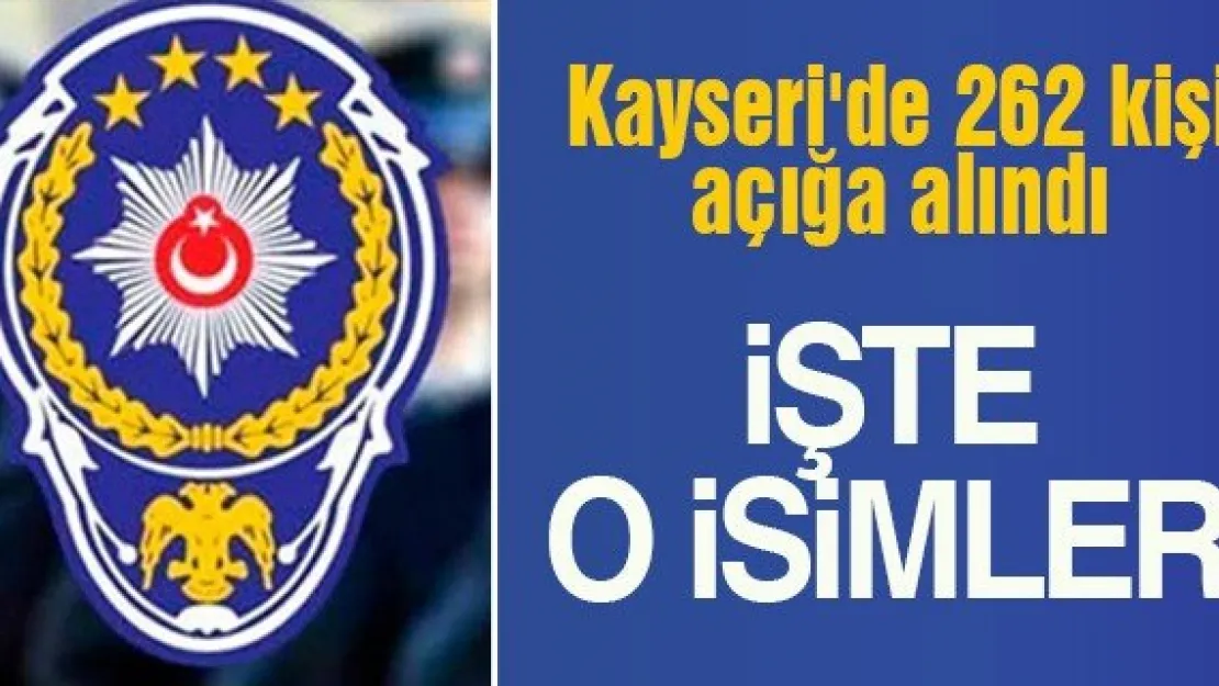 İŞTE O İSİMLER