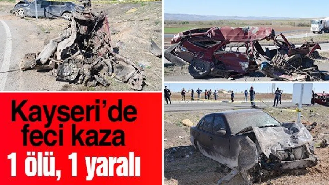 Trafik kazası: 1 ölü, 1 yaralı
