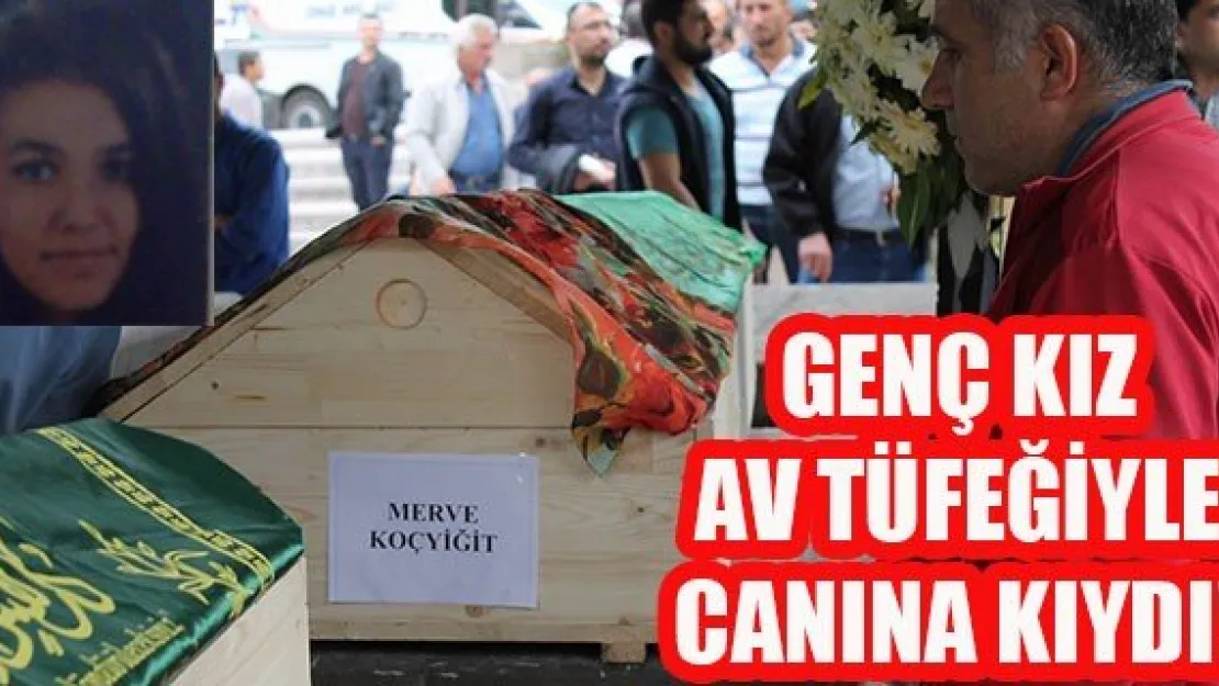 GENÇ KIZ AV TÜFEĞİYLE CANINA KIYDI!