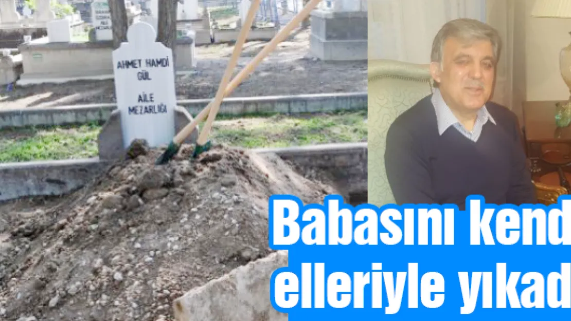 Babasını kendi elleriyle yıkadı