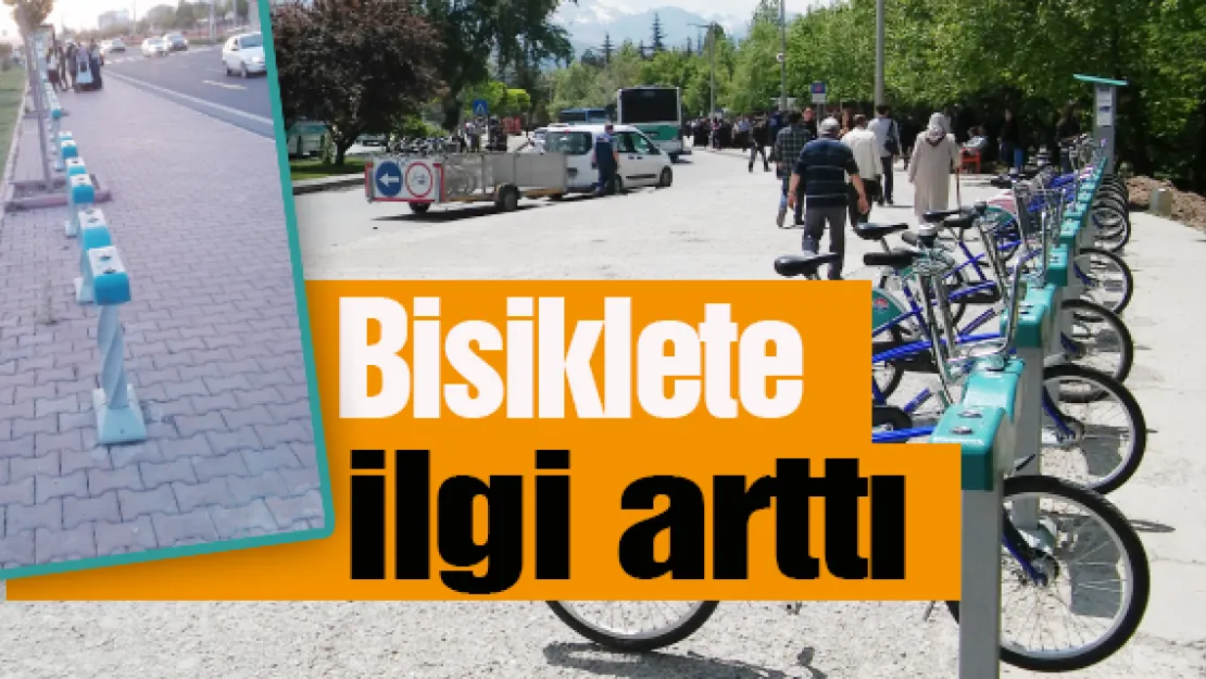 Bisiklete ilgi arttı