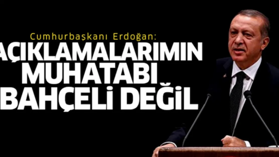 Erdoğan, Bahçeli'nin Kavurmacı cevabını değerlendirdi