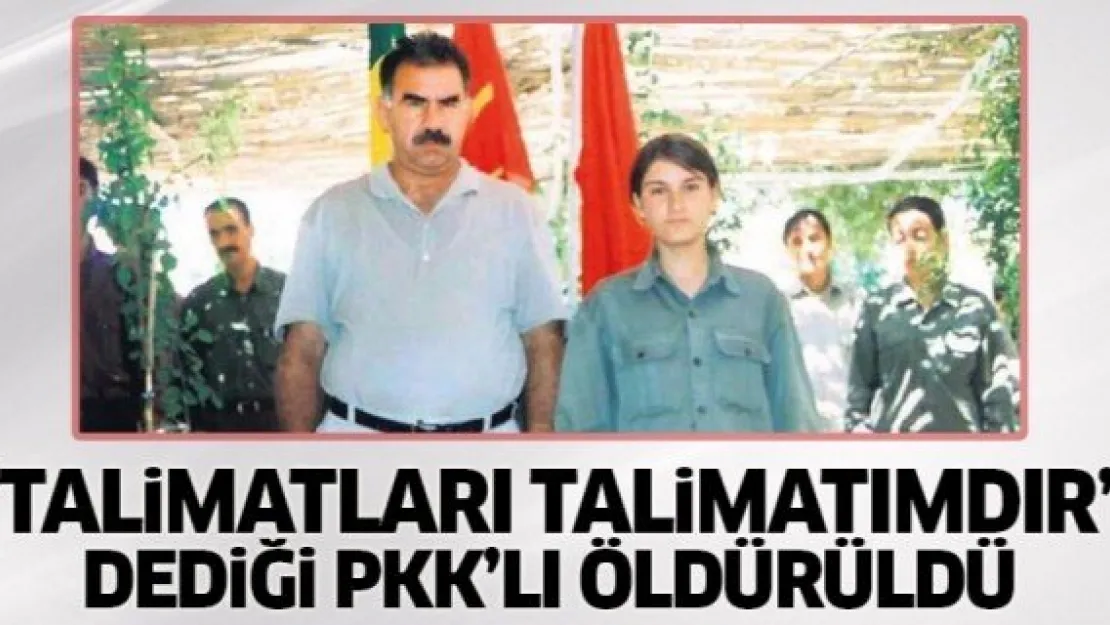 PKK'lı Karayılan'ın koruması Nuran Ekinci öldürüldü