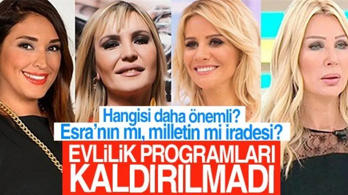 RTÜK: Evlilik programları yasaklanmadı