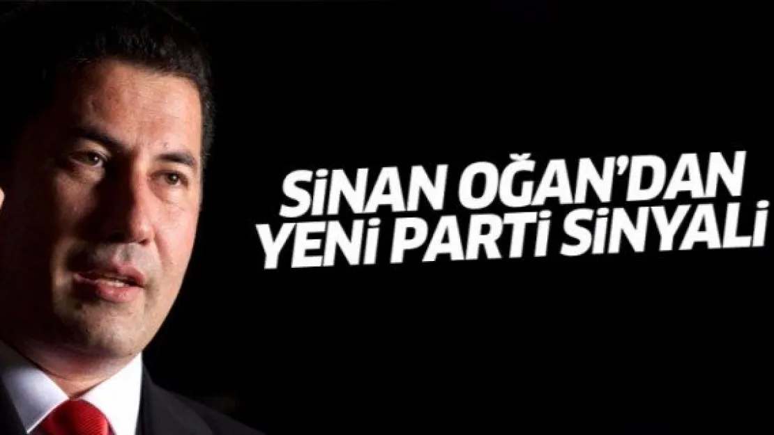 Sinan Oğan'dan yeni parti sinyali