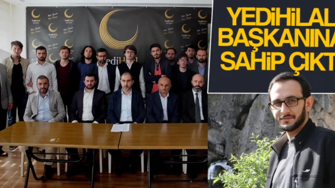 YEDİHİLAL BAŞKANINA SAHİP ÇIKTI