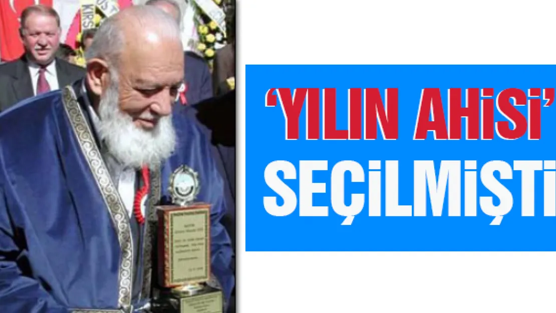 'YILIN AHİSİ' SEÇİLMİŞTİ