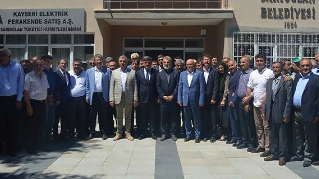 AK Parti milletvekili, Büyükşehir ve Şeker yönetimi Sarıoğlan'da