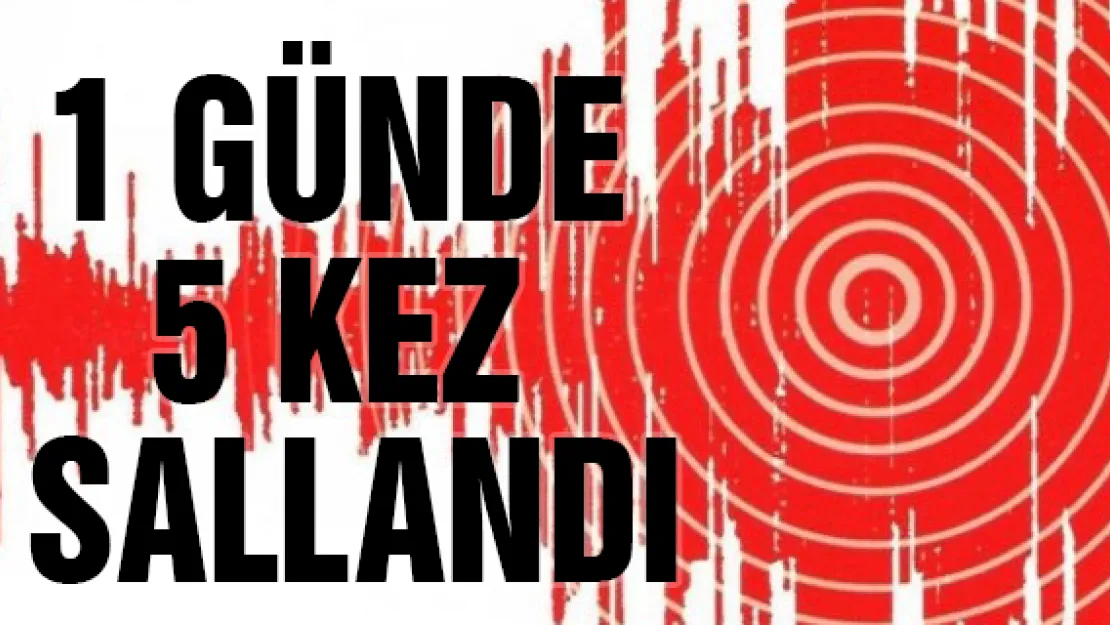 Bir Günde 5 Kez Sallanan Mahallenin Sakinleri Şaşkın