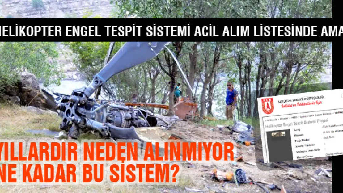 Bürokrasi kazayı önleyecek sistemin alımını engelliyor