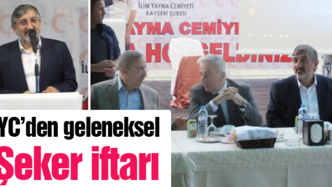 İYC'den geleneksel 'Şeker İftarı'