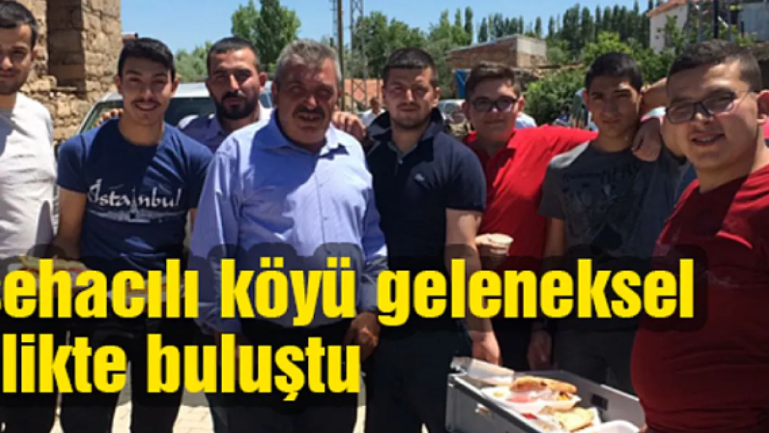 Kösehacılı köyü geleneksel şenlikte buluştu