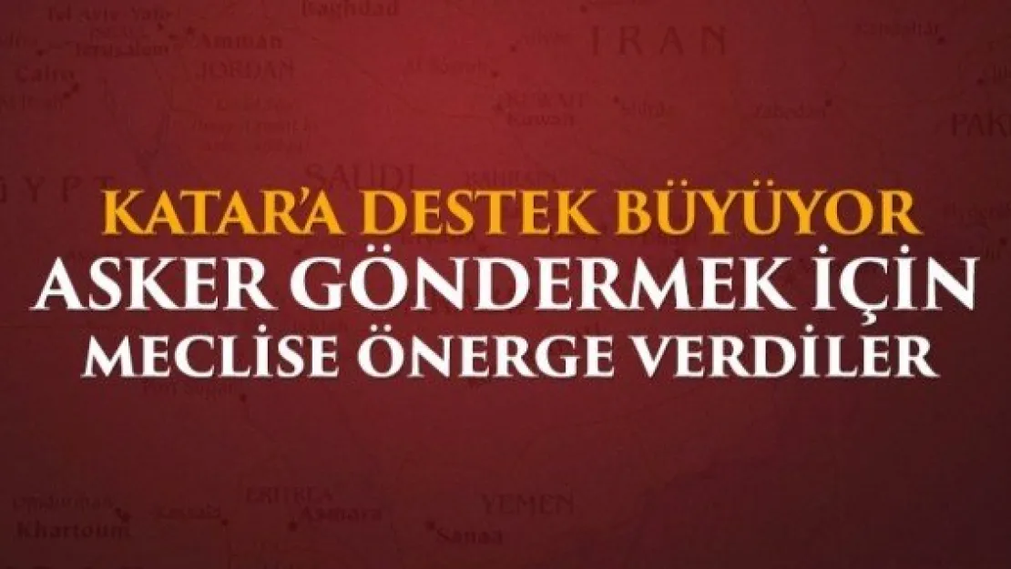 Pakistan'tan Katar'a asker desteği