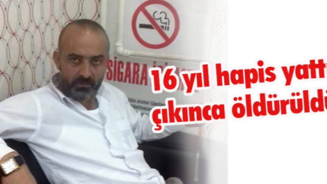 16 yıl hapis yattı çıkınca öldürüldü