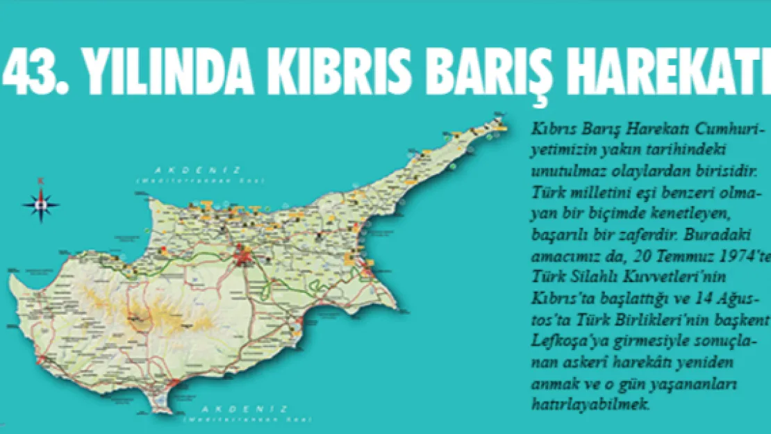 43. YILINDA KIBRIS BARIŞ HAREKATI