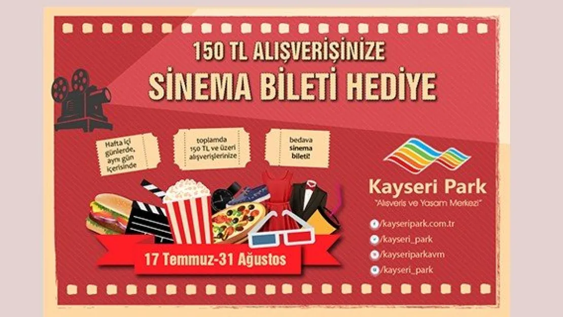 Alışveriş yap, sinema biletini kap!