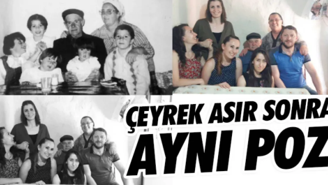 Çeyrek asır sonra aynı poz