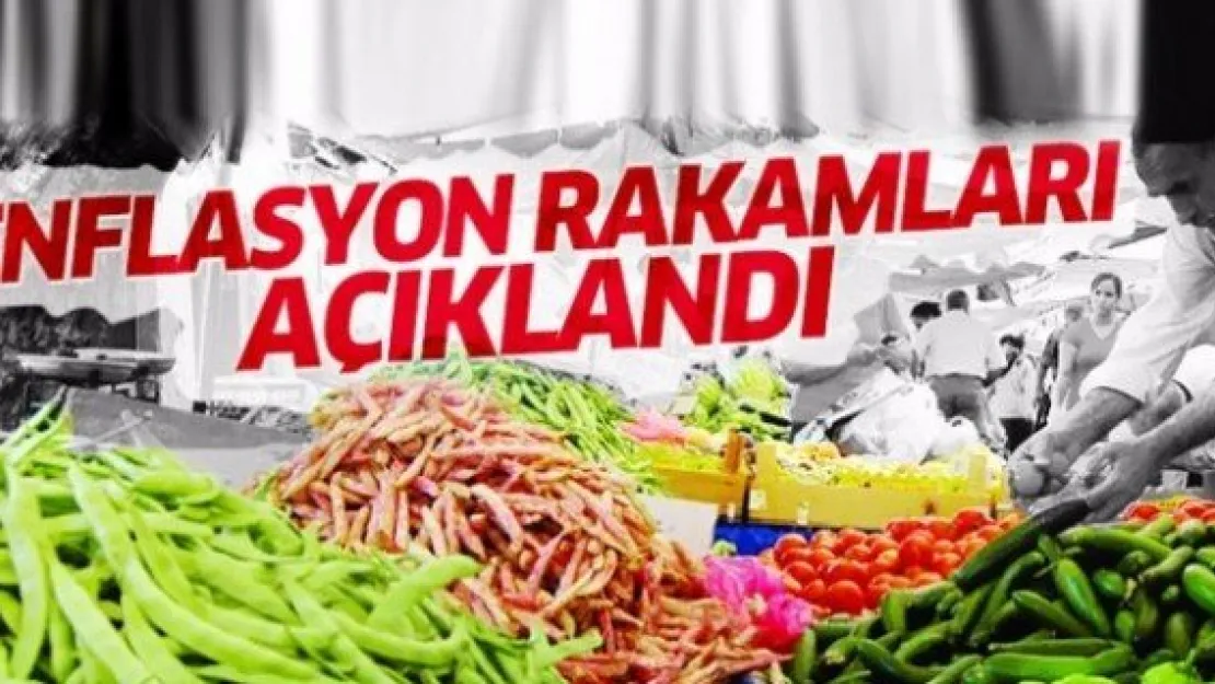 Enflasyon rakamları açıklandı