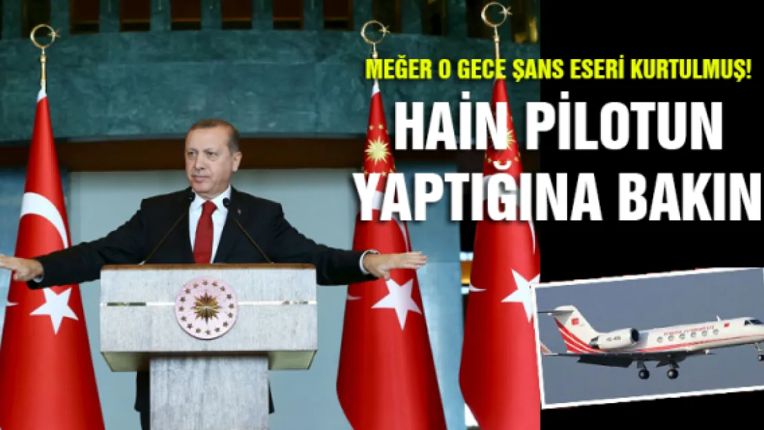 Erdoğan'ı İstanbul'a getiren kaptan için flaş karar!