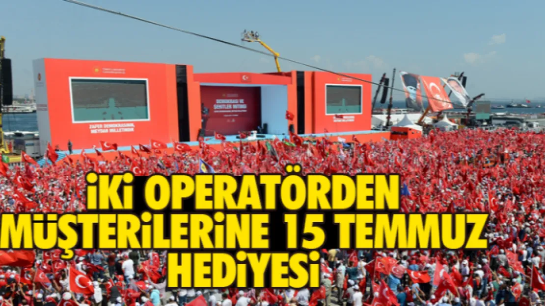 İki operatörden müşterilerine hediye dakika