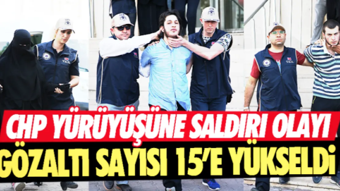 Kayseri'de gözaltı sayısı 15'e yükseldi