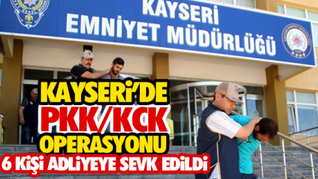 Kayseri'de PKK/KCK operasyonu