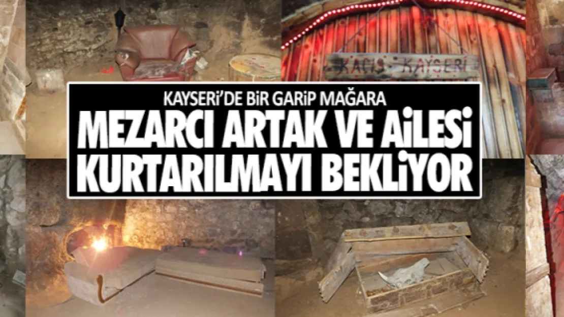 Mezarcı Artak ve ailesi kurtarılmayı bekliyor