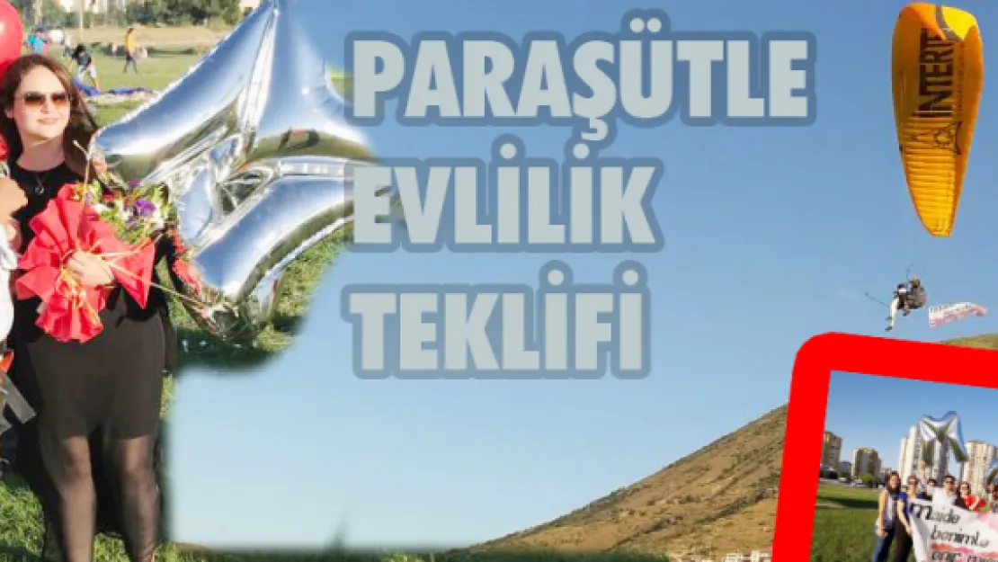 PARAŞÜTLE EVLİLİK TEKLİFİ